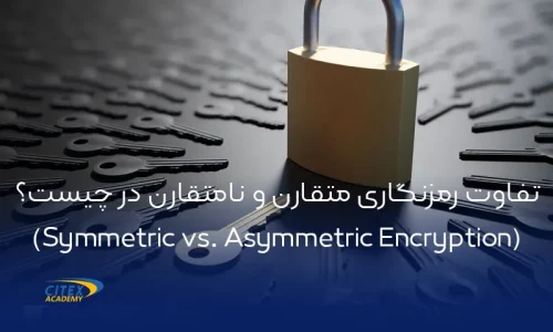 رمزگذاری متقارن و نامتقارن