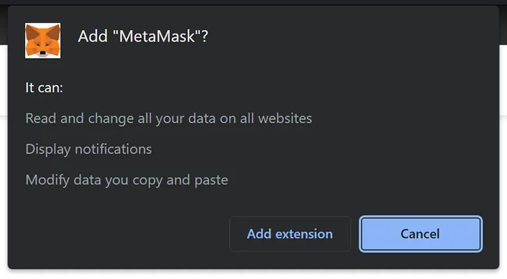 MetaMask for Chrome 